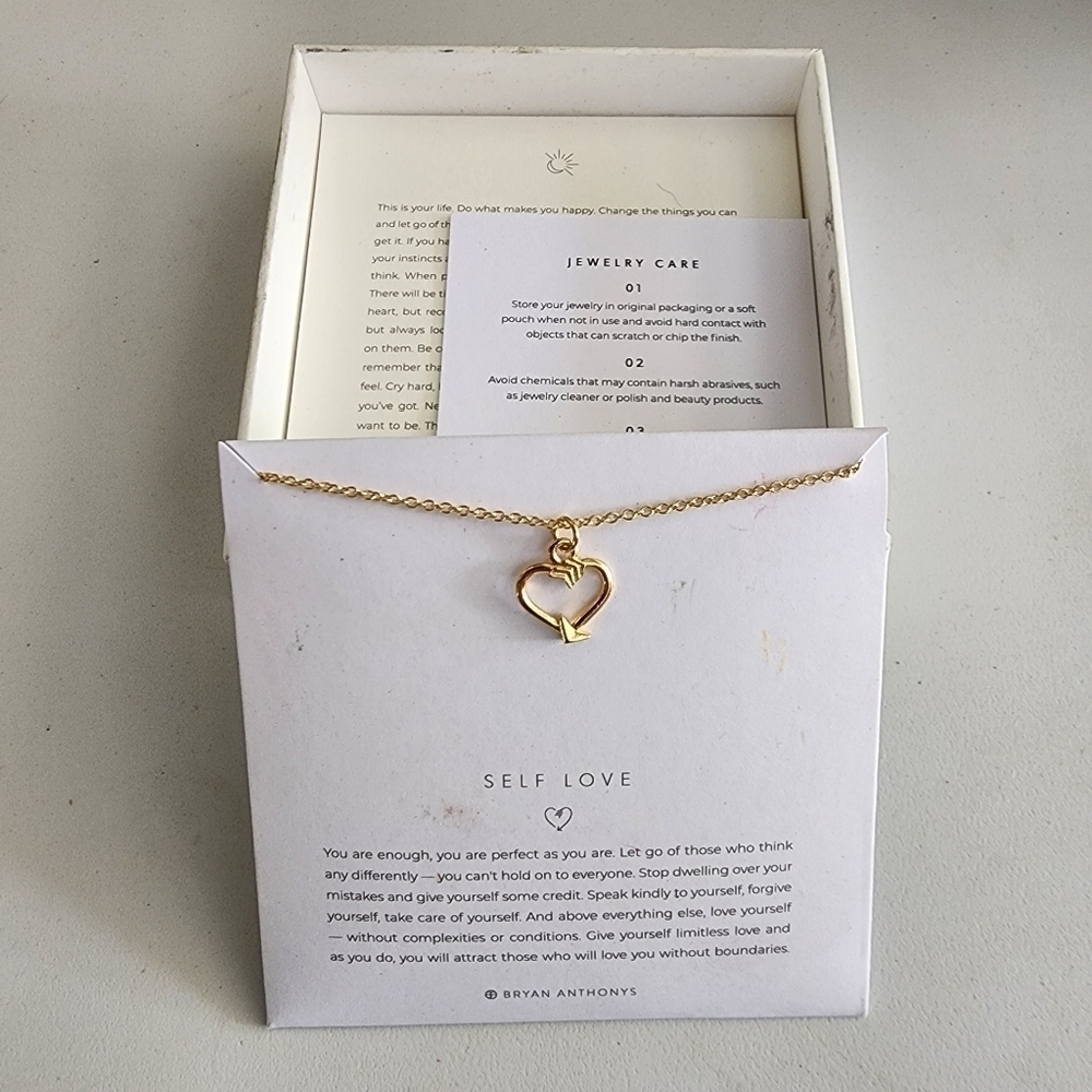 New Self Love Bryan Anthonys goldtone nickel free necklace